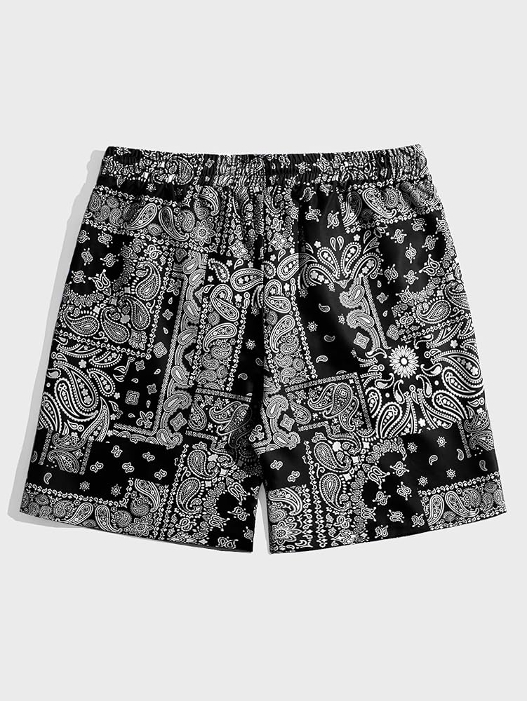 パンツ WIND AND SEA PAISLEY SHORT BLACK Paisley Pattern Short – WIND AND SEA